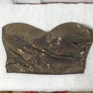 Gold Sequin Bandeau